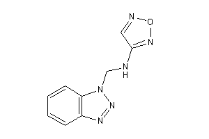 Image of Benzotriazol-1-ylmethyl(furazan-3-yl)amine