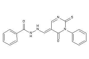 N'-[(6-keto-1-phenyl-2-thioxo-pyrimidin-5-ylidene)methyl]benzohydrazide