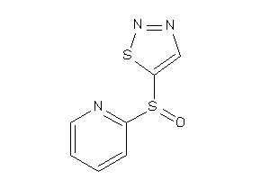 Image of 5-(2-pyridylsulfinyl)thiadiazole