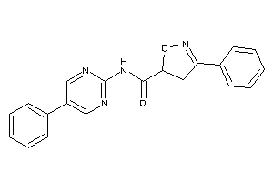 3-phenyl-N-(5-phenylpyrimidin-2-yl)-2-isoxazoline-5-carboxamide