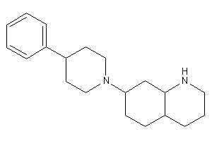 7-(4-phenylpiperidino)-1,2,3,4,4a,5,6,7,8,8a-decahydroquinoline