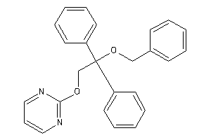 2-(2-benzoxy-2,2-diphenyl-ethoxy)pyrimidine