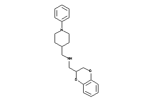 2,3-dihydro-1,4-benzodioxin-3-ylmethyl-[(1-phenyl-4-piperidyl)methyl]amine