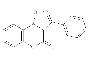Image of 3-phenyl-3a,9b-dihydrochromeno[3,4-d]isoxazol-4-one