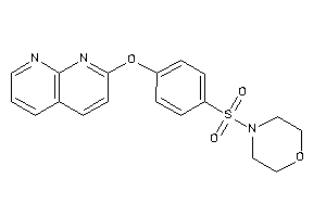 4-[4-(1,8-naphthyridin-2-yloxy)phenyl]sulfonylmorpholine