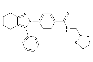 4-(3-phenyl-4,5,6,7-tetrahydroindazol-2-yl)-N-(tetrahydrofurfuryl)benzamide