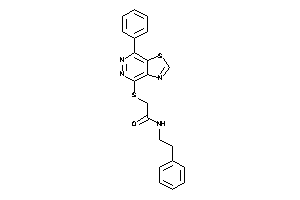 N-phenethyl-2-[(7-phenylthiazolo[4,5-d]pyridazin-4-yl)thio]acetamide
