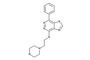 4-[2-[(7-phenylthiazolo[4,5-d]pyridazin-4-yl)thio]ethyl]morpholine