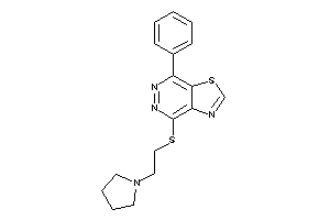 7-phenyl-4-(2-pyrrolidinoethylthio)thiazolo[4,5-d]pyridazine