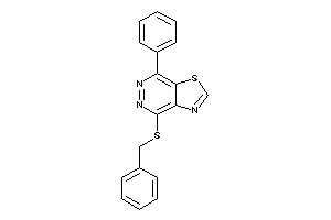 4-(benzylthio)-7-phenyl-thiazolo[4,5-d]pyridazine