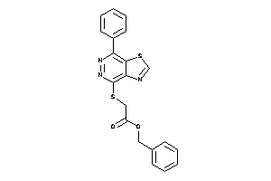 2-[(7-phenylthiazolo[4,5-d]pyridazin-4-yl)thio]acetic Acid Benzyl Ester