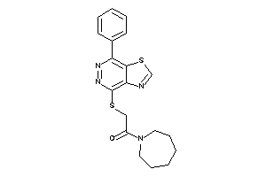 1-(azepan-1-yl)-2-[(7-phenylthiazolo[4,5-d]pyridazin-4-yl)thio]ethanone