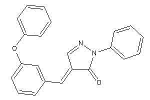 Image of 4-(3-phenoxybenzylidene)-2-phenyl-2-pyrazolin-3-one