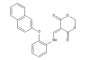 5-[[2-(2-naphthoxy)anilino]methylene]-1,3-dioxane-4,6-quinone