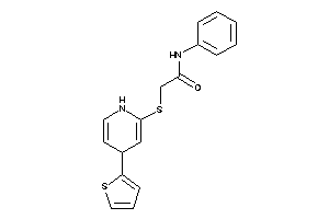 Image of N-phenyl-2-[[4-(2-thienyl)-1,4-dihydropyridin-2-yl]thio]acetamide