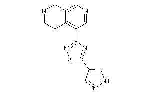 5-(1H-pyrazol-4-yl)-3-(5,6,7,8-tetrahydro-2,7-naphthyridin-4-yl)-1,2,4-oxadiazole
