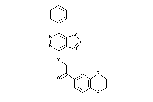 1-(2,3-dihydro-1,4-benzodioxin-6-yl)-2-[(7-phenylthiazolo[4,5-d]pyridazin-4-yl)thio]ethanone