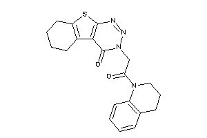 Image of 3-[2-(3,4-dihydro-2H-quinolin-1-yl)-2-keto-ethyl]-5,6,7,8-tetrahydrobenzothiopheno[2,3-d]triazin-4-one