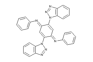 [2,5-bis(benzotriazol-1-yl)-4-phenylimino-cyclohexa-2,5-dien-1-ylidene]-phenyl-amine