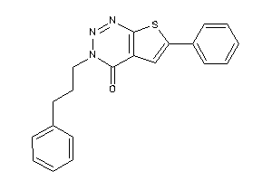 6-phenyl-3-(3-phenylpropyl)thieno[2,3-d]triazin-4-one