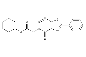 2-(4-keto-6-phenyl-thieno[2,3-d]triazin-3-yl)acetic Acid Cyclohexyl Ester