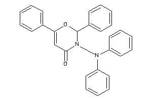 Image of 2,6-diphenyl-3-(N-phenylanilino)-2H-1,3-oxazin-4-one