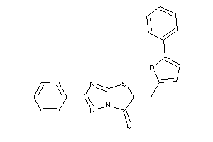 2-phenyl-5-[(5-phenyl-2-furyl)methylene]thiazolo[2,3-e][1,2,4]triazol-6-one