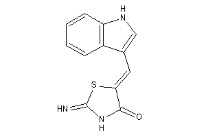 2-imino-5-(1H-indol-3-ylmethylene)thiazolidin-4-one