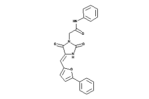 2-[2,5-diketo-4-[(5-phenyl-2-furyl)methylene]imidazolidin-1-yl]-N-phenyl-acetamide