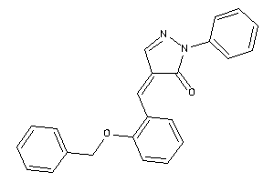 Image of 4-(2-benzoxybenzylidene)-2-phenyl-2-pyrazolin-3-one
