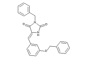 5-(3-benzoxybenzylidene)-3-benzyl-hydantoin