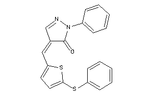 Image of 2-phenyl-4-[[5-(phenylthio)-2-thienyl]methylene]-2-pyrazolin-3-one