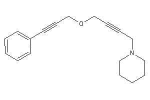 1-[4-(3-phenylprop-2-ynoxy)but-2-ynyl]piperidine