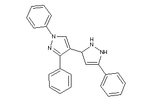 Image of 1,3-diphenyl-4-(5-phenyl-3-pyrazolin-3-yl)pyrazole