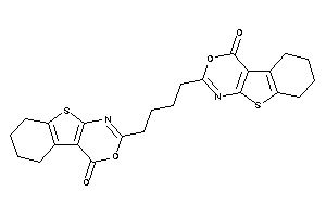 Image of 2-[4-(4-keto-5,6,7,8-tetrahydrobenzothiopheno[2,3-d][1,3]oxazin-2-yl)butyl]-5,6,7,8-tetrahydrobenzothiopheno[2,3-d][1,3]oxazin-4-one