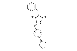 3-benzyl-5-(4-pyrrolidinobenzylidene)hydantoin