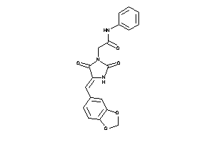 2-(2,5-diketo-4-piperonylidene-imidazolidin-1-yl)-N-phenyl-acetamide