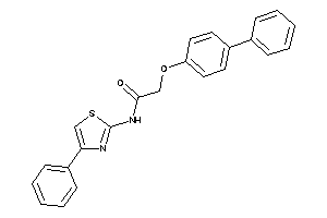 2-(4-phenylphenoxy)-N-(4-phenylthiazol-2-yl)acetamide
