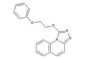 Image of 1-(2-phenoxyethylthio)-[1,2,4]triazolo[4,3-a]quinoline