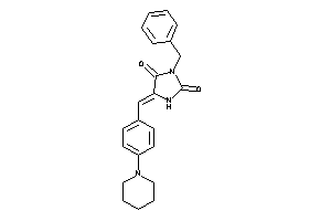 3-benzyl-5-(4-piperidinobenzylidene)hydantoin