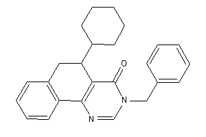 Image of 3-benzyl-5-cyclohexyl-5,6-dihydrobenzo[h]quinazolin-4-one