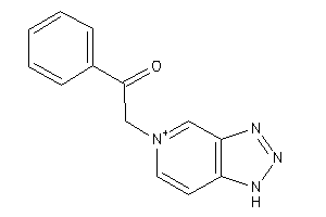 Image of 1-phenyl-2-(1H-triazolo[4,5-c]pyridin-5-ium-5-yl)ethanone