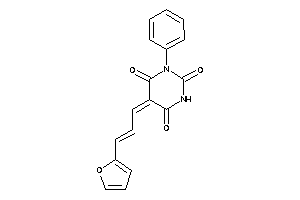 Image of 5-[3-(2-furyl)prop-2-enylidene]-1-phenyl-barbituric Acid
