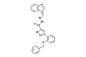 3-(2-benzoxyphenyl)-N'-(indol-3-ylidenemethyl)-1H-pyrazole-5-carbohydrazide