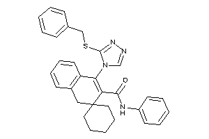 1-[3-(benzylthio)-1,2,4-triazol-4-yl]-N-phenyl-spiro[4H-naphthalene-3,1'-cyclohexane]-2-carboxamide