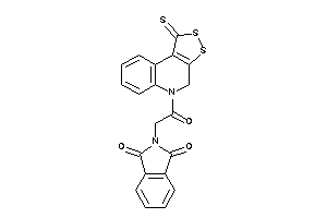 2-[2-keto-2-(1-thioxo-4H-dithiolo[3,4-c]quinolin-5-yl)ethyl]isoindoline-1,3-quinone