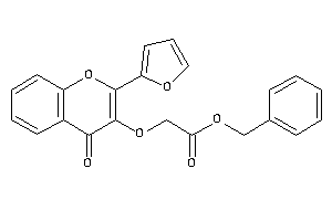 2-[2-(2-furyl)-4-keto-chromen-3-yl]oxyacetic Acid Benzyl Ester
