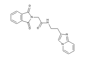 Image of N-(2-imidazo[1,2-a]pyridin-2-ylethyl)-2-phthalimido-acetamide