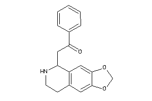 1-phenyl-2-(5,6,7,8-tetrahydro-[1,3]dioxolo[4,5-g]isoquinolin-5-yl)ethanone