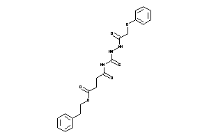 Image of 4-keto-4-[[(2-phenoxyacetyl)amino]thiocarbamoylamino]butyric Acid Phenethyl Ester